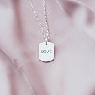 Срібний кулон "LOVE" 133039l от ювелирного магазина Оникс - 4