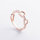 Каблучка "Erin" у червоному золоті к08478 от ювелирного магазина Оникс - 1