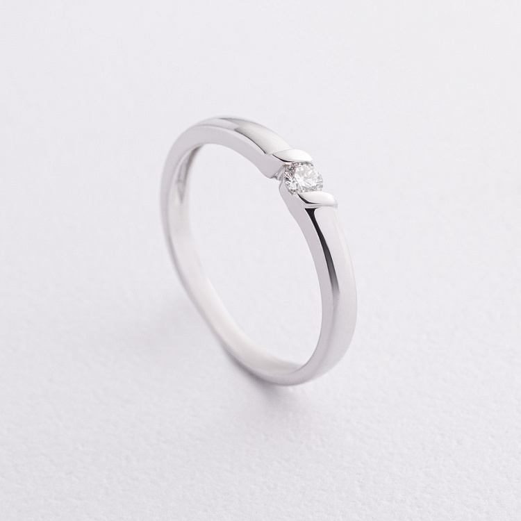 Заручальна золота каблучка з діамантом кб0632ca від ювелірного магазину Онікс