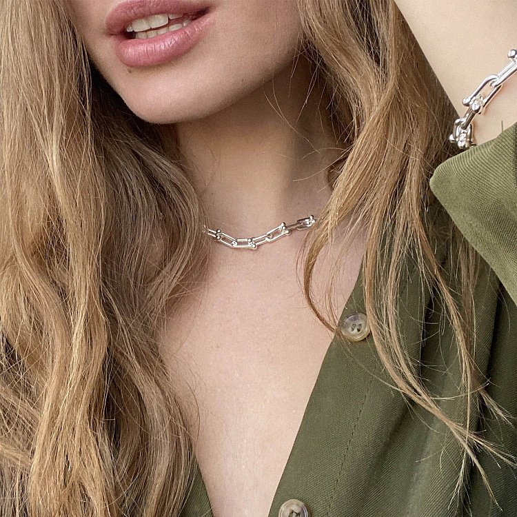 Срібне кольє "Фантазія" 181103 від ювелірного магазину Онікс - 9