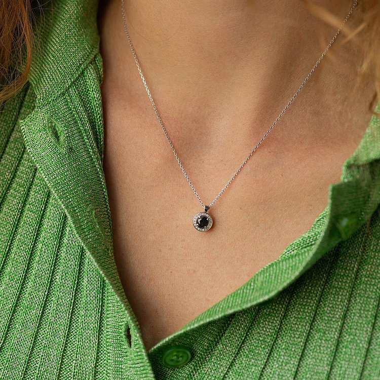 Кольє з діамантами (біле золото) 736141122 від ювелірного магазину Онікс - 5