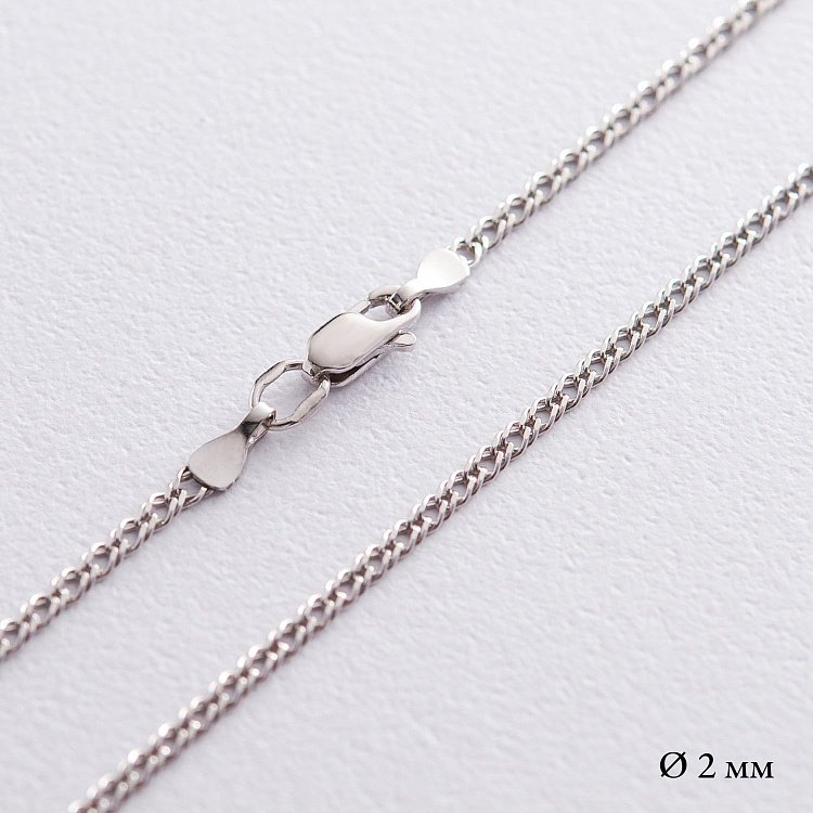 Срібний ланцюжок (плетіння Рембо) р0102612 від ювелірного магазину Онікс