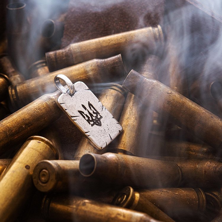 Срібний кулон "Герб України - Тризуб" 133213g від ювелірного магазину Онікс - 3