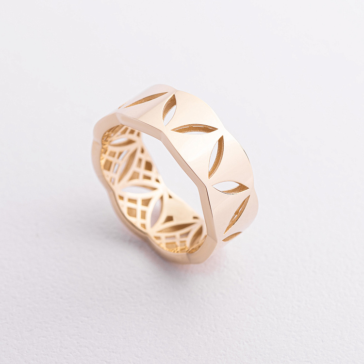 Каблучка "Lilia" у жовтому золоті к08378 від ювелірного магазину Онікс - 1