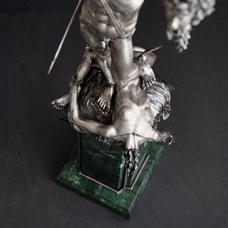 Срібна фігура ручної роботи 23128 від ювелірного магазину Онікс - 5