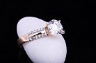 Женское кольцо (фианиты) к02153 от ювелирного магазина Оникс - 2