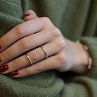 Серебряное кольцо "Минимализм" 112243 от ювелирного магазина Оникс - 16