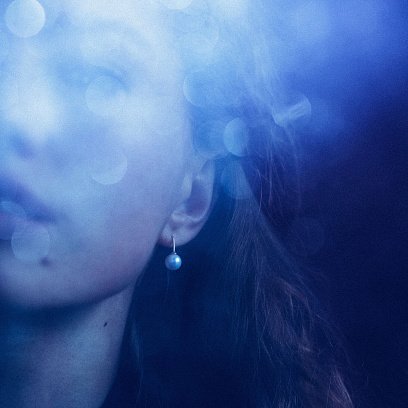 Золоті сережки "Витонченість" (перли) с07325 №5