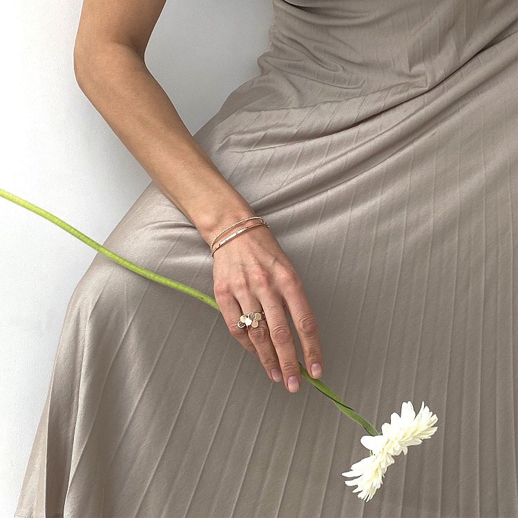 Золота каблучка Монетки к06405 від ювелірного магазину Онікс - 6