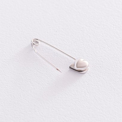 Золотая булавка "Сердечко" зак00315