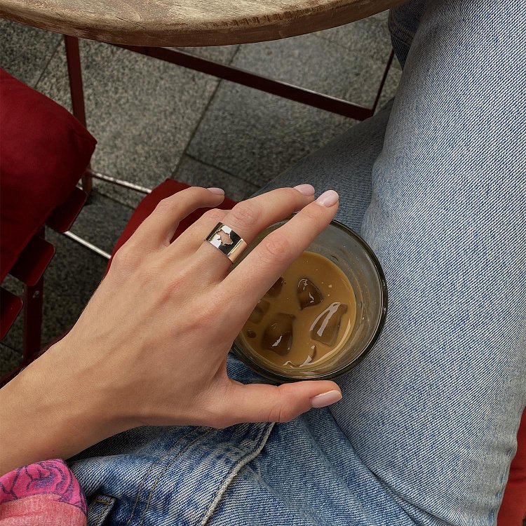 Кольцо "Моя Украина" в белом золоте к07040 от ювелирного магазина Оникс - 11