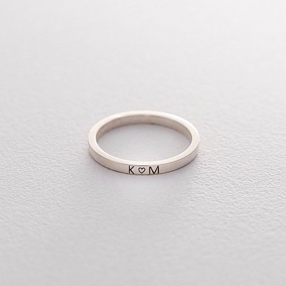 Серебряное кольцо "Имена" 112187littlelove