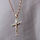 Православный крест "Распятие. Спаси и Сохрани" 250072 от ювелирного магазина Оникс - 3