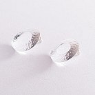 Срібні сережки - пусети "Теона" 123186 от ювелирного магазина Оникс - 3