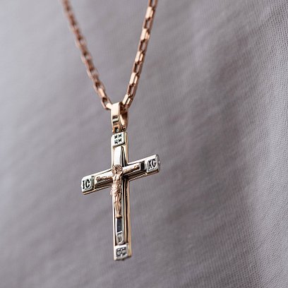 Православный крест "Распятие. Спаси и Сохрани" 250072 №4