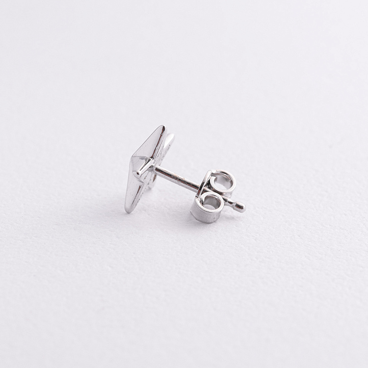 Чоловіча моносережка "Зірочка" у сріблі Zancan ESO017 від ювелірного магазину Онікс - 1