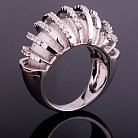 Серебряное кольцо с камнями 11767 от ювелирного магазина Оникс - 6