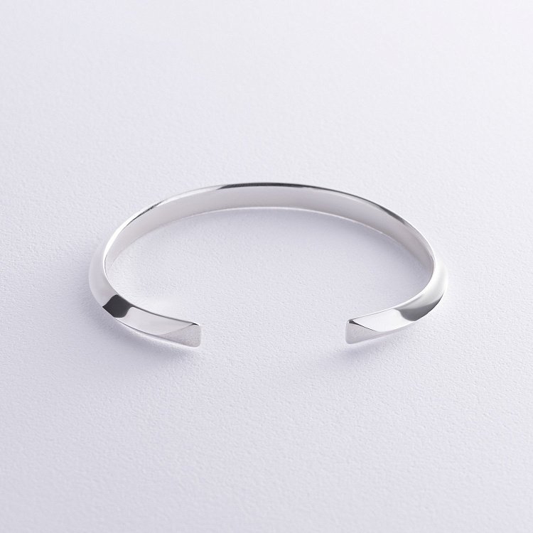 Жорсткий срібний браслет 141679 від ювелірного магазину Онікс - 2