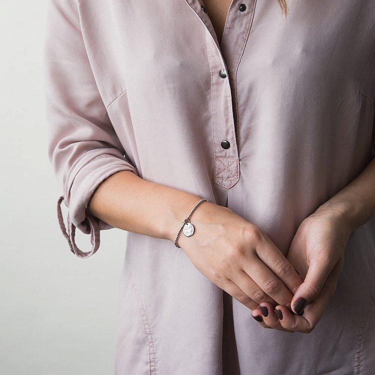 Срібний браслет I Love You 141173 від ювелірного магазину Онікс - 2