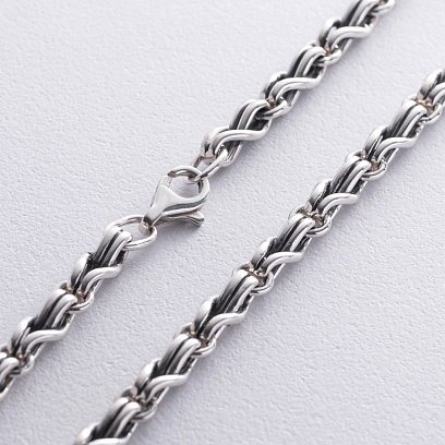 Мужская серебряная цепочка "Бесконечность" 15158 №5