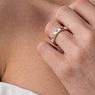 Серебряное кольцо "Love" 112603 от ювелирного магазина Оникс - 1