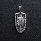 Срібний кулон "Архангел Михаїл моли Бога о нас" 133224 от ювелирного магазина Оникс