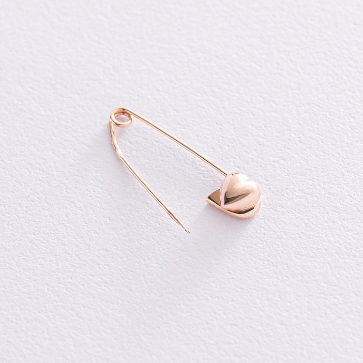 Золота шпилька "Сердечко" зак00316 від ювелірного магазину Онікс