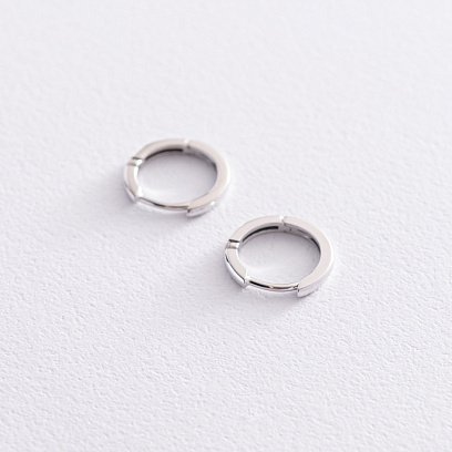 Золотые серьги с бриллиантами сб0360y №2