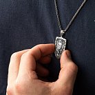 Серебряный кулон "Архангел Михаил моли Бога о нас" 133224 от ювелирного магазина Оникс - 8