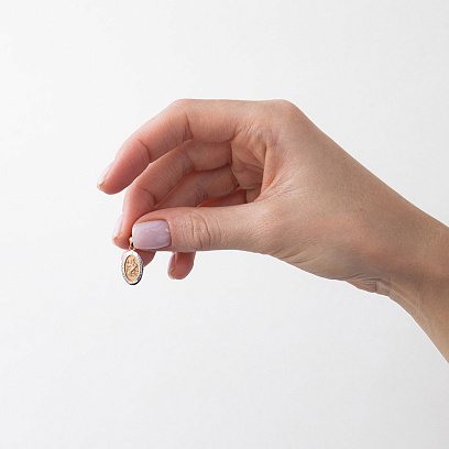 Золота католицька ладанка п02920 №2