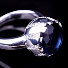 Серебряное кольцо с фианитами 111585 от ювелирного магазина Оникс - 2