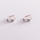 Срібні сережки "Love" 123113 от ювелирного магазина Оникс - 2