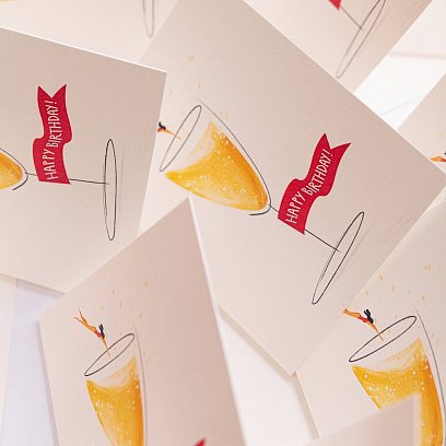 Листівка до Вашого подарунку "Happy Birthday!" №4