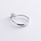 Помолвочное золотое кольцо с бриллиантом 220341121 от ювелирного магазина Оникс - 3