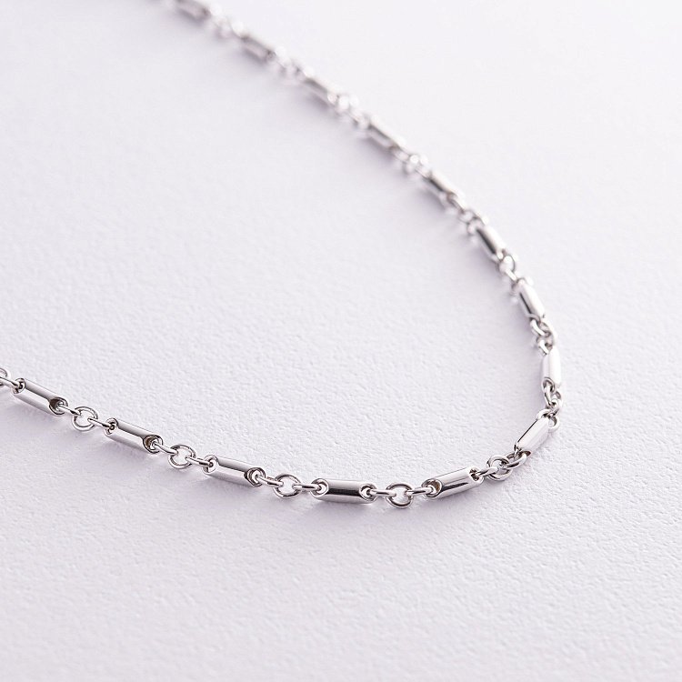 Кольє - ланцюжок у білому золоті кол02230 від ювелірного магазину Онікс - 2