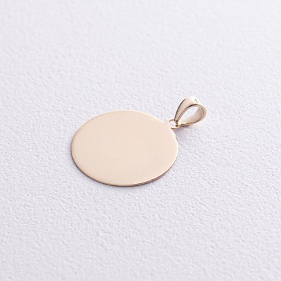 Кулон "Карта Украины" в желтом золоте п03775 №4