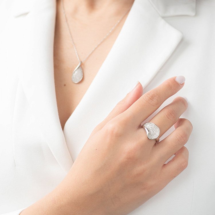 Золота каблучка з діамантами кит0579 від ювелірного магазину Онікс - 1