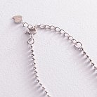 Серебряный браслет "Капля дождя" на ногу 141562 от ювелирного магазина Оникс - 3