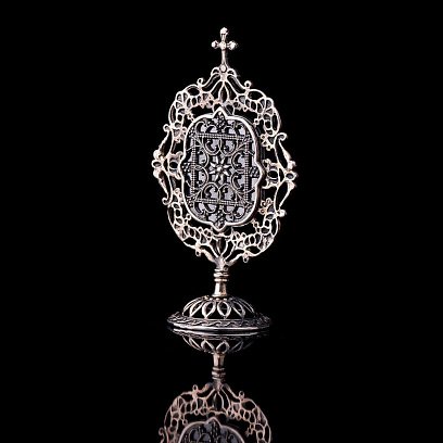 Серебряная икона "Иисус" 23439и №2