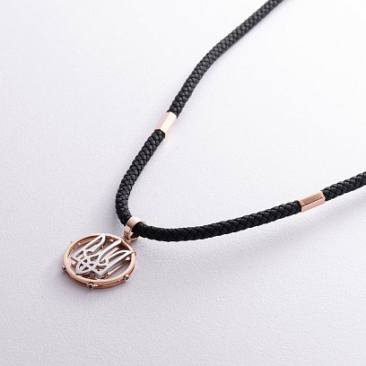 Ювелірний шнурок із золотою застібкою 73232400 №8