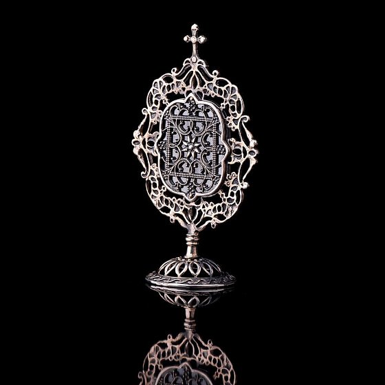 Серебряная икона "Иисус" 23439и №2