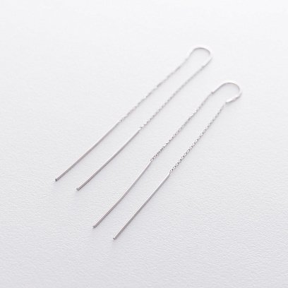 Золоті сережки-протяжки с06348