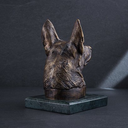 Бронзова шкатулка ручної роботи "Вірний друг" сер00029д №2