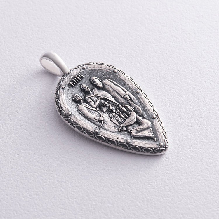 Срібний кулон "Київ. Брати Кий, Щек, Хорив та їхня сестра Либідь" 133217 від ювелірного магазину Онікс - 4