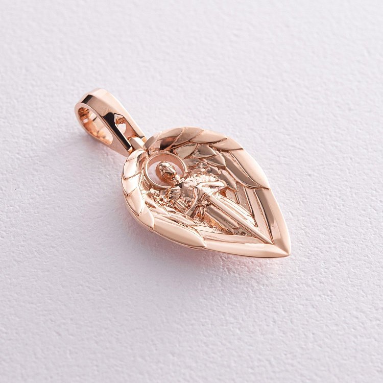 Кулон "Ангел Хранитель" в красном золоте 132702400 от ювелирного магазина Оникс - 1