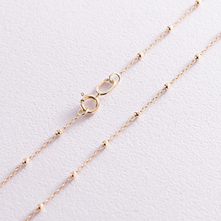 Колье "Утонченность" в желтом золоте кол02163 от ювелирного магазина Оникс