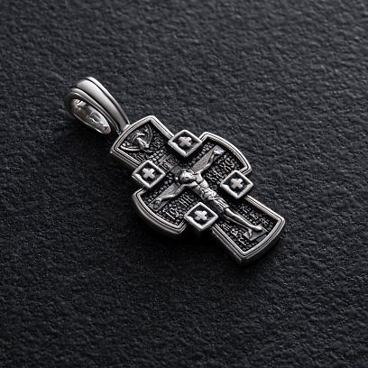 Православный крест "Распятие Господне. Ангел Хранитель" 131017 №2