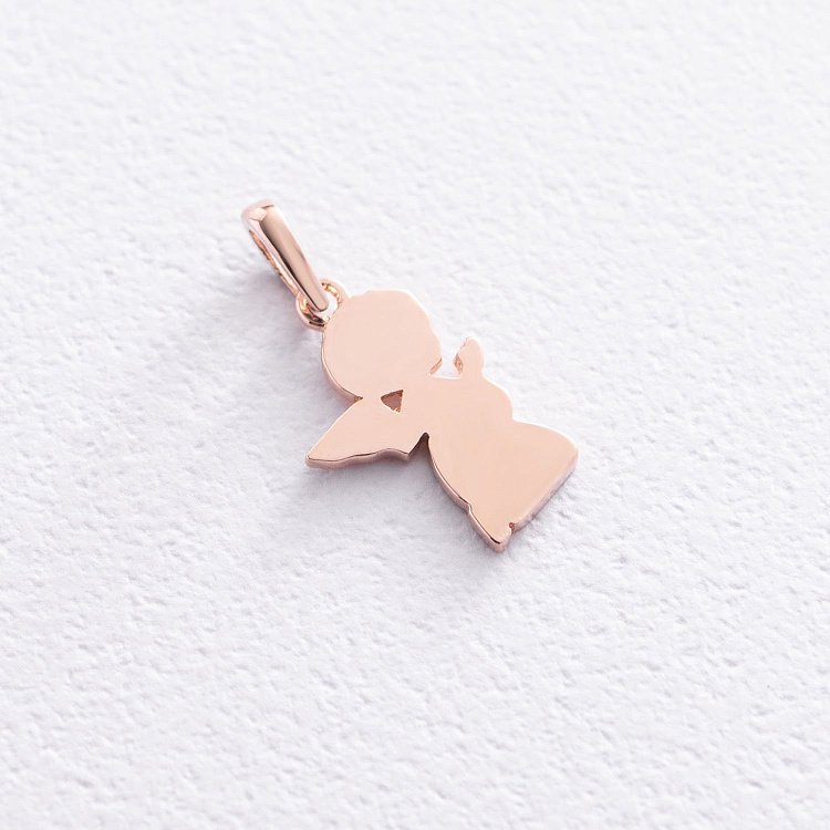 Кулон "Ангел" в красном золоте п03572 от ювелирного магазина Оникс