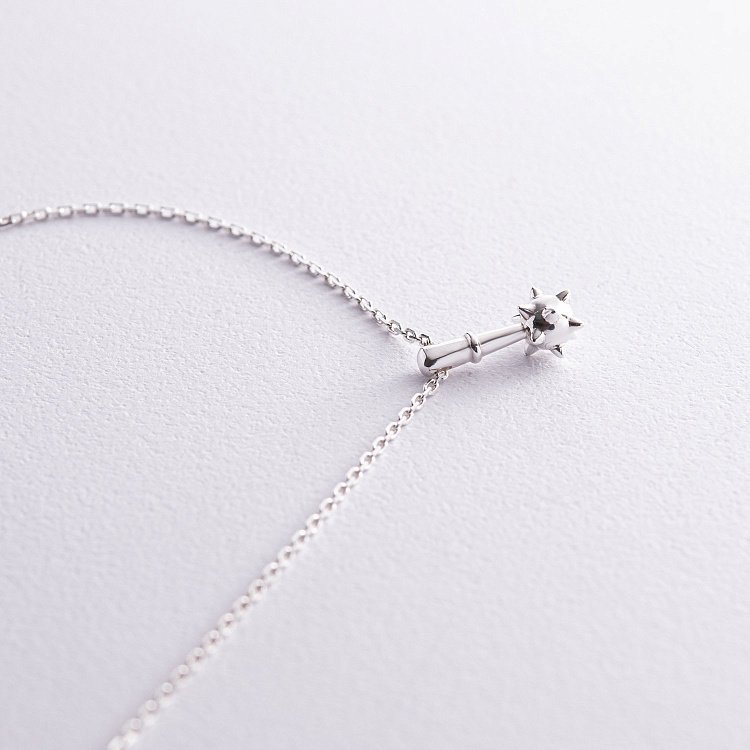 Кольє "Булава" у сріблі 181224 від ювелірного магазину Онікс - 6