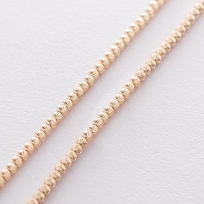 Золотий кульковий ланцюжок ц00303